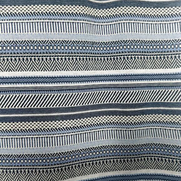 J. Jill NWT Breeze Mountain Faux Wrap Pencil Skirt Size S Blue Stripe Aztec - Picture 7 of 10